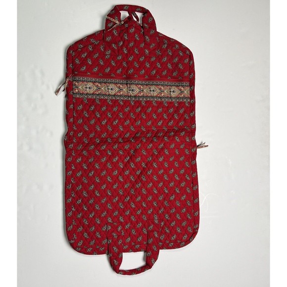 Vera Bradley Red Fall 1991 Garment Bag Made in USA Large Double Zip main image 5